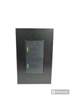 INTERRUPTOR DOBLE NEGRO